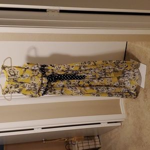 3. Shelby +Palmer long yellow print dress